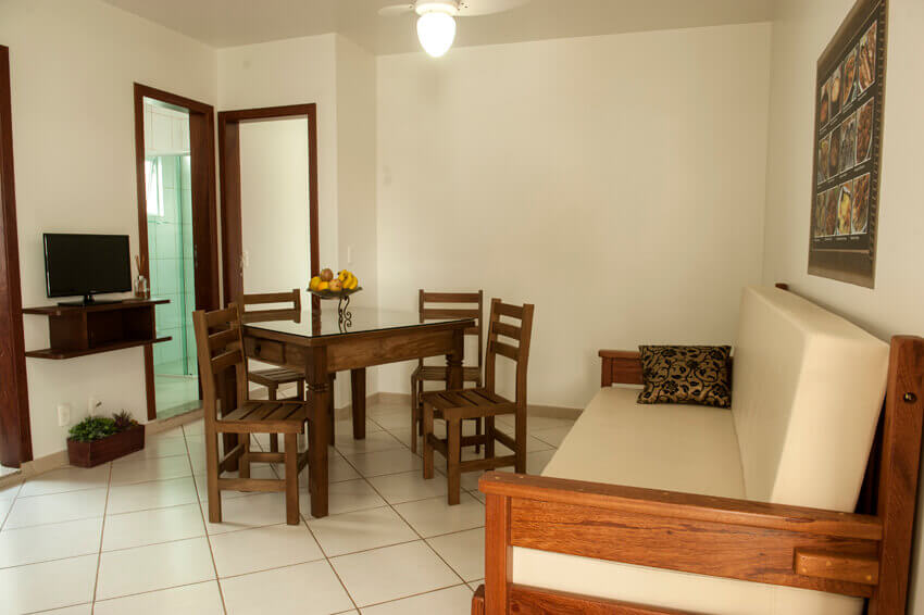 Prédio Branco - Sala/ cozinha Apto standard